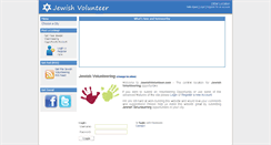 Desktop Screenshot of jewishvolunteer.com